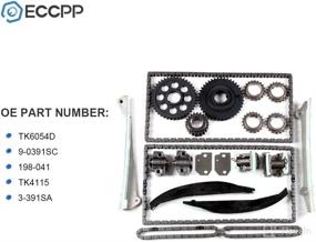 img 3 attached to ECCPP Timing Chain Kit: Compatible with 2001-2004 Lincoln Navigator 5.4L, TK6054D, 9-0391SC, 198-041, TK4115 TK6054D, 9-0391SC, 3-391SA