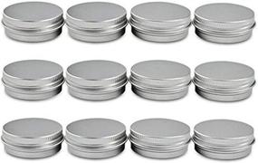 img 1 attached to 0 17Oz Silver Aluminum Cosmetic Containers