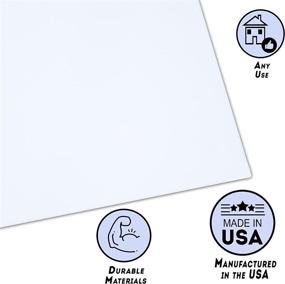 img 2 attached to 🔆 Versatile Blank Magnet Sheets: 24-Inches Wide, .30mil Flexible, Printable, DIY Craft Projects. Safe on Vehicles, Easy to Cut - 10 Ft. Roll. Made in America!