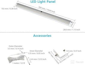 img 1 attached to EShine White Finish Extra Long Lighting & Ceiling Fans