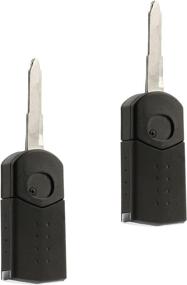 img 1 attached to 🔑 Set of 2 Flip Key Fob Remotes, Compatible with Mazda 6 2005-2008 (KPU41788)