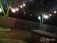 картинка 1 прикреплена к отзыву Enhance Your Outdoor Ambience With Bulbrite STRING15/E26-S14KT Incandescent String Lights: Perfect For Garden, Patio, Wedding, Party, Holiday, Lawn, And Landscape от Nicholas Peters