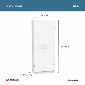img 2 attached to Organize Your Home With ClosetMaid'S Adjustable Pantry Cabinet Cupboard: Perfect For Kitchen, Laundry Or Utility Room Storage!