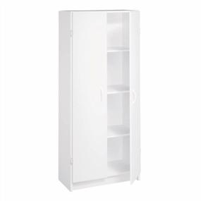 img 4 attached to Organize Your Home With ClosetMaid'S Adjustable Pantry Cabinet Cupboard: Perfect For Kitchen, Laundry Or Utility Room Storage!