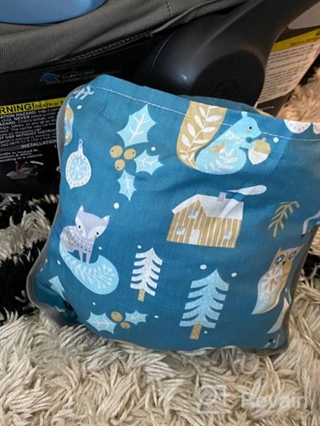 img 1 attached to Babies Car Seat Covers - SMTTW Infant Car Canopy For Spring, Summer, Autumn & Winter - Universal Fit, Snug Warm And Breathable - Car Seat Canopy For Boys And Girls With Cute Elephant Design review by Jack Harrell