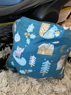 img 1 attached to Babies Car Seat Covers - SMTTW Infant Car Canopy For Spring, Summer, Autumn & Winter - Universal Fit, Snug Warm And Breathable - Car Seat Canopy For Boys And Girls With Cute Elephant Design review by Jack Harrell