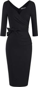 img 4 attached to MUXXN Charming Asymmetric Neckline Occasion Women's Clothing : Dresses