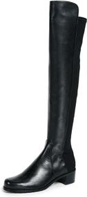 img 4 attached to Chic And Sleek: Discover Stuart Weitzman Women'S Reserve Tall Boots
