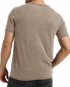 img 2 attached to Stay Stylish With Yacooh'S Comfortable And Versatile Mens Henley Shirts: Long/Short Sleeve T-Shirts In Casual Regular Fit And Lightweight Button Tops For Men