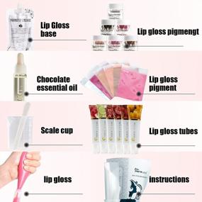 img 3 attached to DIY Professional Lip Gloss Making Kit - Create Your Own Lip Gloss With Base, Pigment, Flavoring Oil & Tubes!