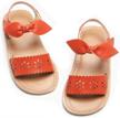 flaryzone toddler little girls glitter flower open-toe flat dress sandals summer shoes logo