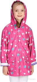 img 2 attached to Stylish Hatley Girls' Printed Raincoats: Rain protection with a fashion twist!