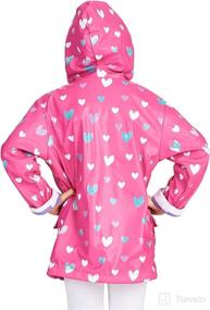 img 1 attached to Stylish Hatley Girls' Printed Raincoats: Rain protection with a fashion twist!