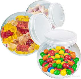 img 4 attached to Nimoss Candy Jars Lids Pack