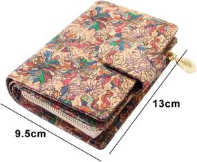 img 3 attached to Wallet Boshiho Womens Zipper Eco Friendly Women's Handbags & Wallets : Wallets