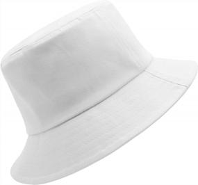 img 2 attached to Стильная и практичная: мужская шляпа-ведро со смайликом для защиты от солнца на пляже и в путешествии