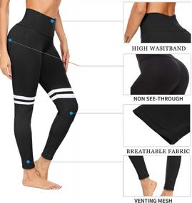 img 3 attached to Stay Stylish & Comfortable With COOrun High Waisted Yoga Leggings For Women