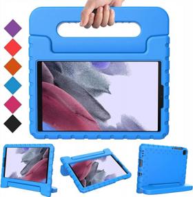 img 4 attached to BMOUO Kids Shockproof Lightweight Handle Stand Case For Samsung Galaxy Tab A7 Lite 8.7