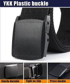 img 2 attached to WYuZe Military Tactical Casual Webbing Men's Accessories better for Belts