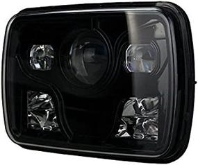 img 2 attached to Повысьте качество фар с фарами XtremeVision® 7X6 LED - ближнего/дальнего света - 4000 люмен - сертификация DOT - черные (1 пара)