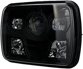 img 4 attached to Повысьте качество фар с фарами XtremeVision® 7X6 LED - ближнего/дальнего света - 4000 люмен - сертификация DOT - черные (1 пара)