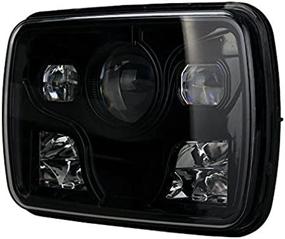 img 1 attached to Повысьте качество фар с фарами XtremeVision® 7X6 LED - ближнего/дальнего света - 4000 люмен - сертификация DOT - черные (1 пара)