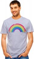 rainbow lgbt gay pride graphic t-shirt tee - retreez classic grunge logo