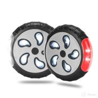 🔦 enhance safety with suranew stroller lights 2 pack - led stroller lights for nighttime walks, waterproof flash for strollers, walkers, wheelchairs & balance cars logo
