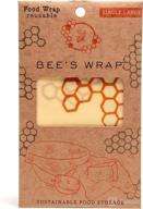 🐝 bee's wrap large single pack: organic cotton beeswax food wrap - reusable, eco-friendly & silicone-free! логотип