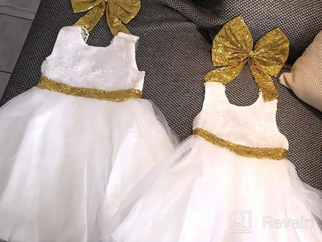 img 1 attached to Floral Wedding Dresses for 🌸 Little Girls - Years of Clothing review by Greg Princeking