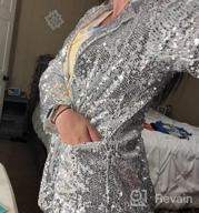 img 1 attached to Sparkle In Style With KANCY KOLE Women'S Sequin Jackets! review by Kim Kajer