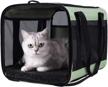 top load pet carrier for large, medium cats, 2 cats and small dogs with comfy bed. easy to get cat in, escape proof, easy storage, washable, safe and comfortable for vet visit and car ride logo