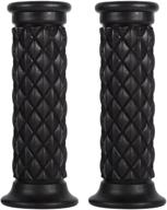 🏍️ keenso universal black rubber motorcycle handlebar grips, 7/8" 22mm antiskid hand grips with bar end gel for better control логотип