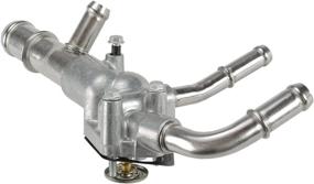 img 2 attached to 🔧 A-Premium Coolant Thermostat Housing Assembly for Chevrolet Equinox Malibu Impala Captiva Sport Terrain LaCrosse SRX XTS 3.0L 3.6L - Compatible and Optimized