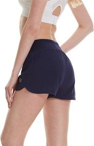img 3 attached to 🩳 BALEAF Women's High Waisted Boardshorts - Stylish Trunks for Women's Clothing at Swimsuits & Cover Ups