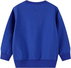 img 3 attached to Dinosaur Sweatshirts: Stylish Cotton Toddler Pullover for Boys via Fashion Hoodies & Sweatshirts