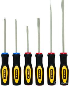 img 2 attached to 🔧 Improved Stanley 60-060 Fluted Screwdriver Set - 6-Piece, Premium Quality