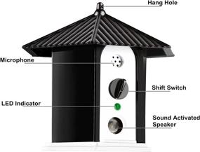 img 3 attached to Birdhouse Shaped Ultrasonic Outdoor Barking Control Device: Effective Bark Deterrent for Small, Medium, and Large Dogs