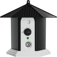 birdhouse shaped ultrasonic outdoor barking control device: effective bark deterrent for small, medium, and large dogs logo