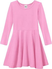 img 4 attached to 👗 Cotton Twirly Dresses for Girls - City Threads Clothing