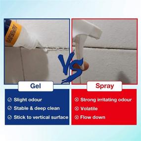 img 1 attached to 🧽 APULITO Grout & Silicone Caulk Whitener for Household Sink, Kitchen, Showers, Bathroom, and Floor Tile