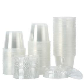 img 4 attached to 200Sets 5 5Oz Disposable Condiment Medicine Containers