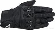 🧤 alpinestars celer men's leather motorcycle gloves - black / medium, ideal for street racing logo