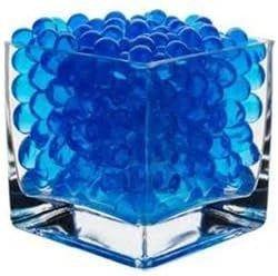 img 4 attached to 💙 JellyBeadZ Brand - 8oz Heat Sealed Bag - Water Pearls Gel Beads - Perfect for Wedding & Event Centerpieces - Blue