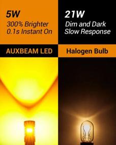 img 3 attached to Auxbeam 1157 LED Bulbs: 300% Brighter Dual Color Bulbs For Car DRL And Turn Signal Lights