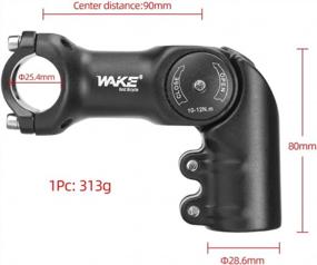 img 2 attached to MTB Stem 25.4 70 90Mm Adjustable -30 To 60 Degree Short Handlebar Bicycle Stem For Mountain Bike, Road Bike, BMX Cycling