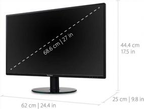 img 2 attached to 🖥️ VA2719-SMH Frameless Monitor with Anti-Glare, 1920X1080P Inputs and 60Hz Refresh Rate by ViewSonic