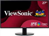 🖥️ va2719-smh frameless monitor with anti-glare, 1920x1080p inputs and 60hz refresh rate by viewsonic logo