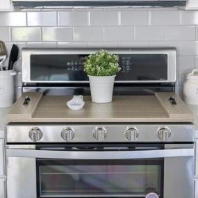 img 2 attached to Transform Your Kitchen With RELODECOR Noodle Board Stove Covers - A Stylish And Functional Solution For Your Stove And Sink Space!