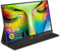 🔥 ivv touchscreen portable monitor: high definition 15.6" hdmi gaming display with capacitive touch for laptop, ps3/4/5, switch, and xbox - 1080p, usb-c, and 60hz logo